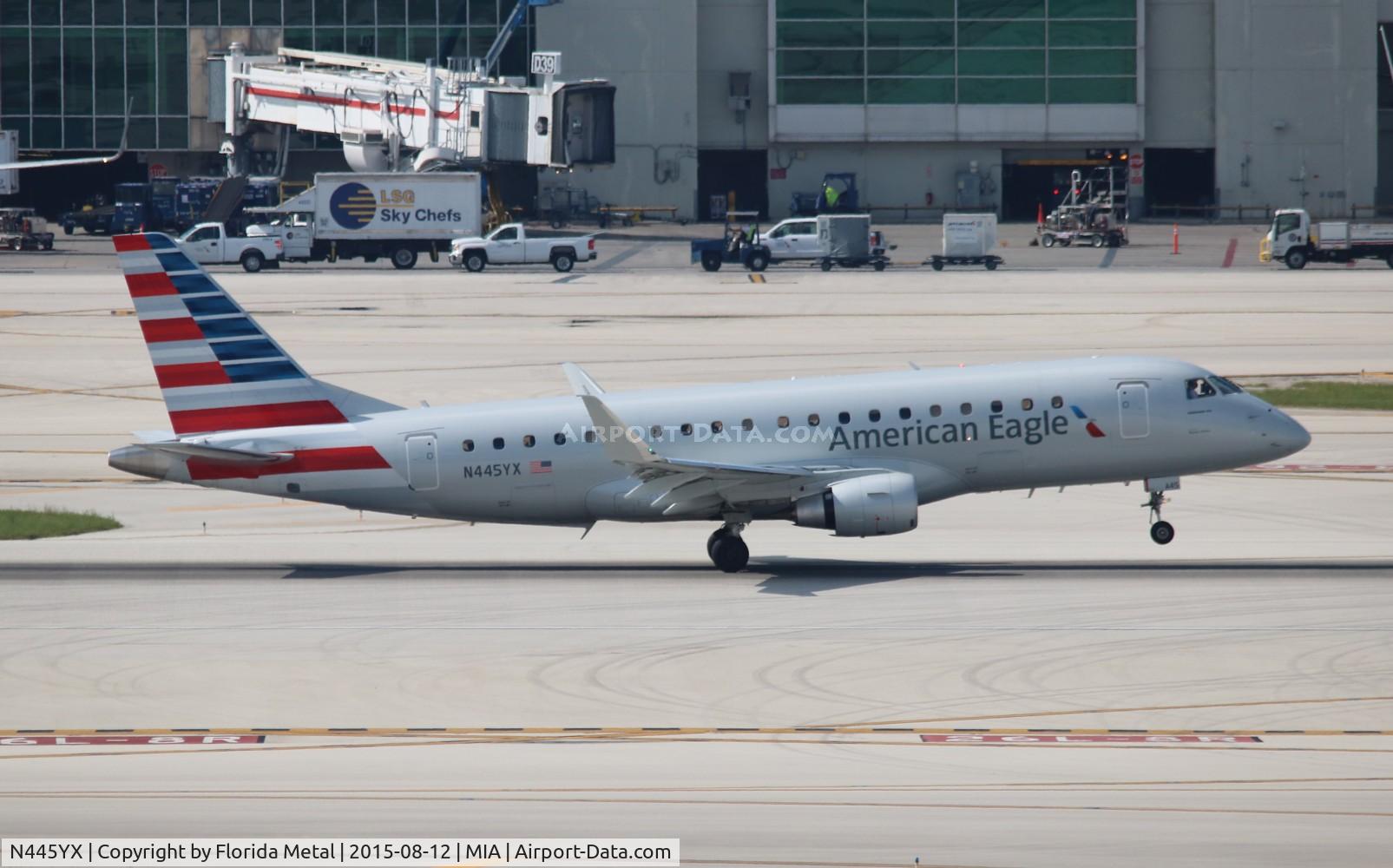N445YX, 2015 Embraer 175LR (ERJ-170-200LR) C/N 17000455, American Eagle