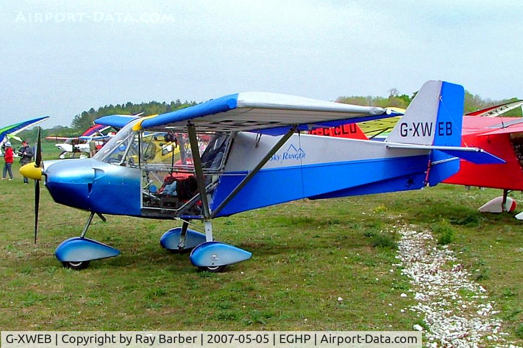 G-XWEB, 2005 Skyranger 912(2) C/N BMAA/HB/443, Best Off Skyranger 912(2) [BMAA/HB/443] Popham~G 05/05/2007