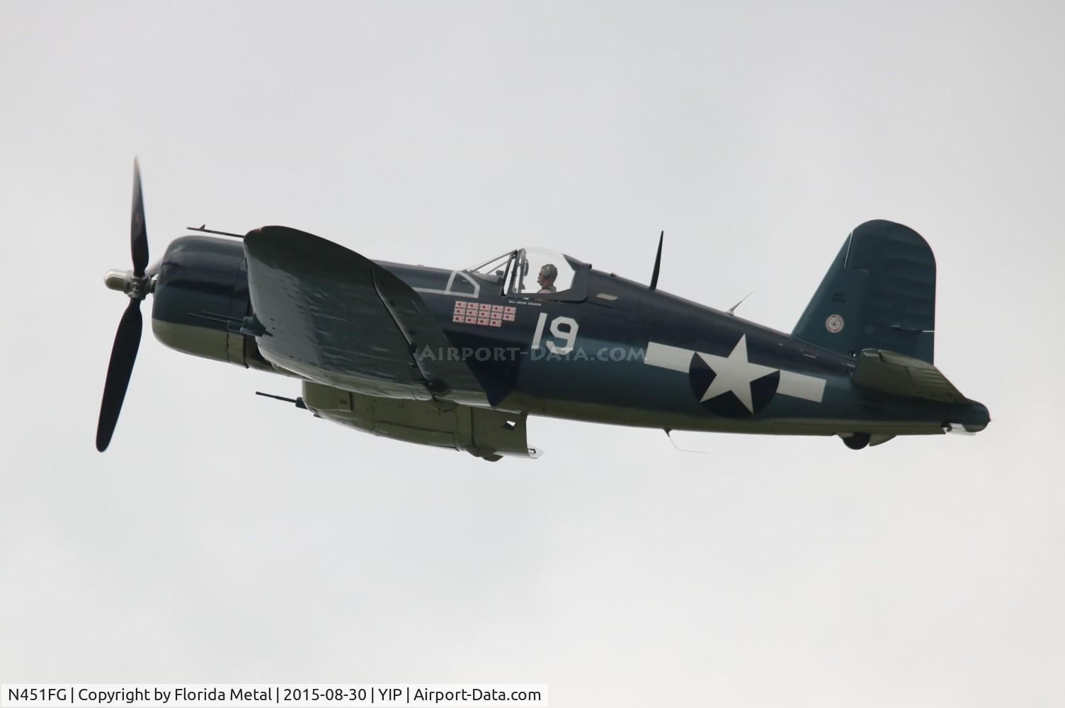 N451FG, 1945 Goodyear FG-1D Corsair C/N 3660, Corsair