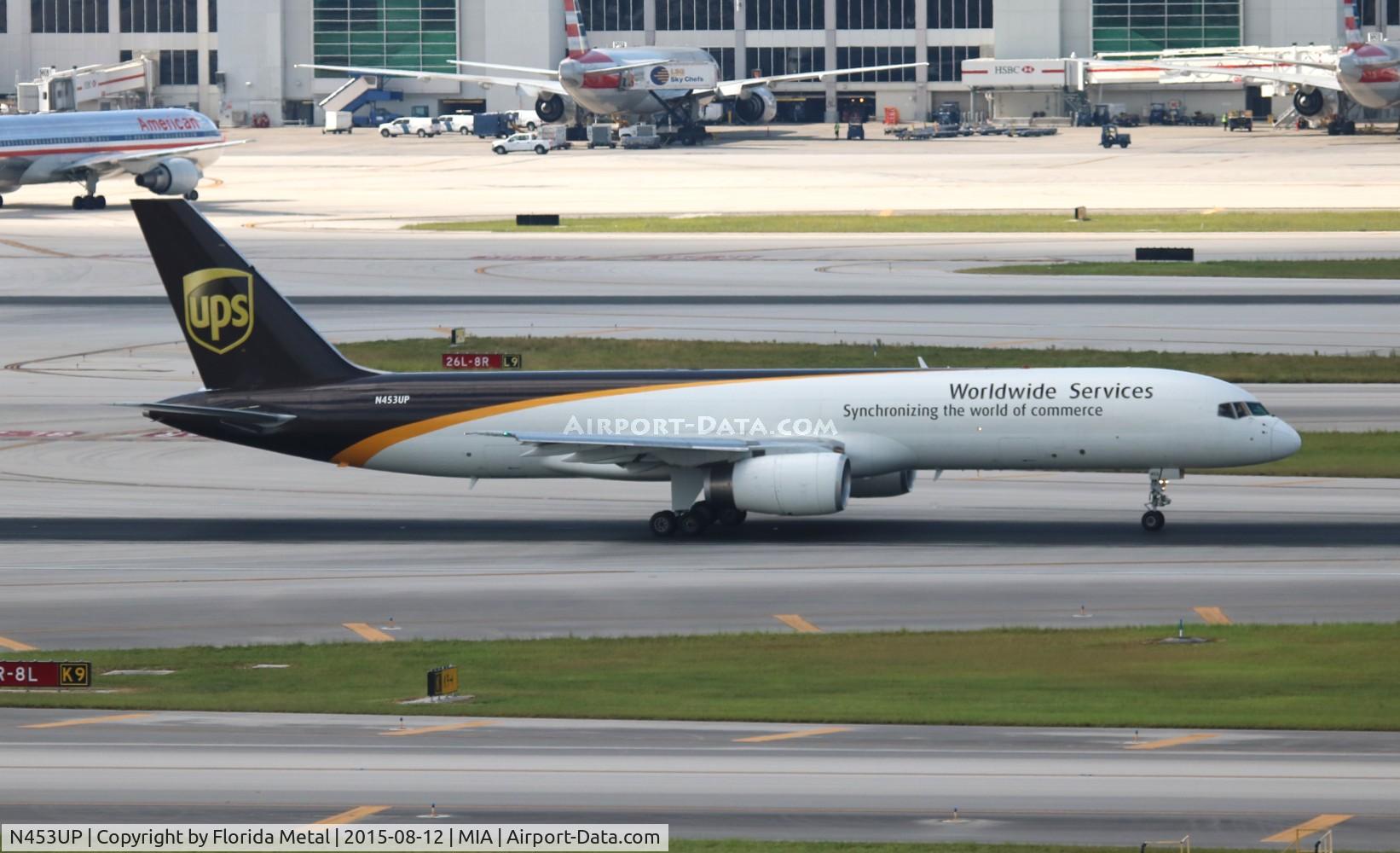 N453UP, 1995 Boeing 757-24APF C/N 25474, UPS 757