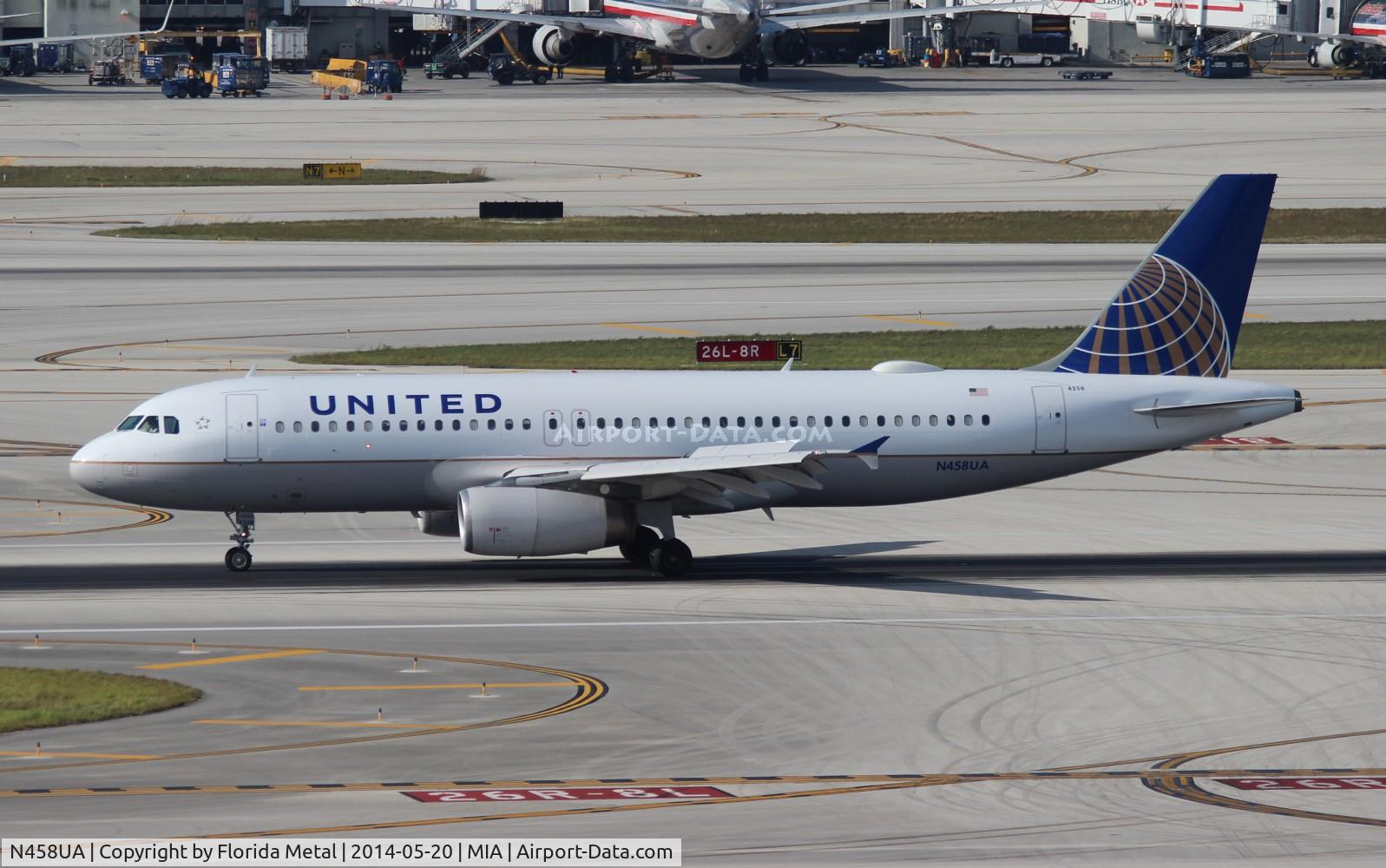 N458UA, 2000 Airbus A320-232 C/N 1163, United