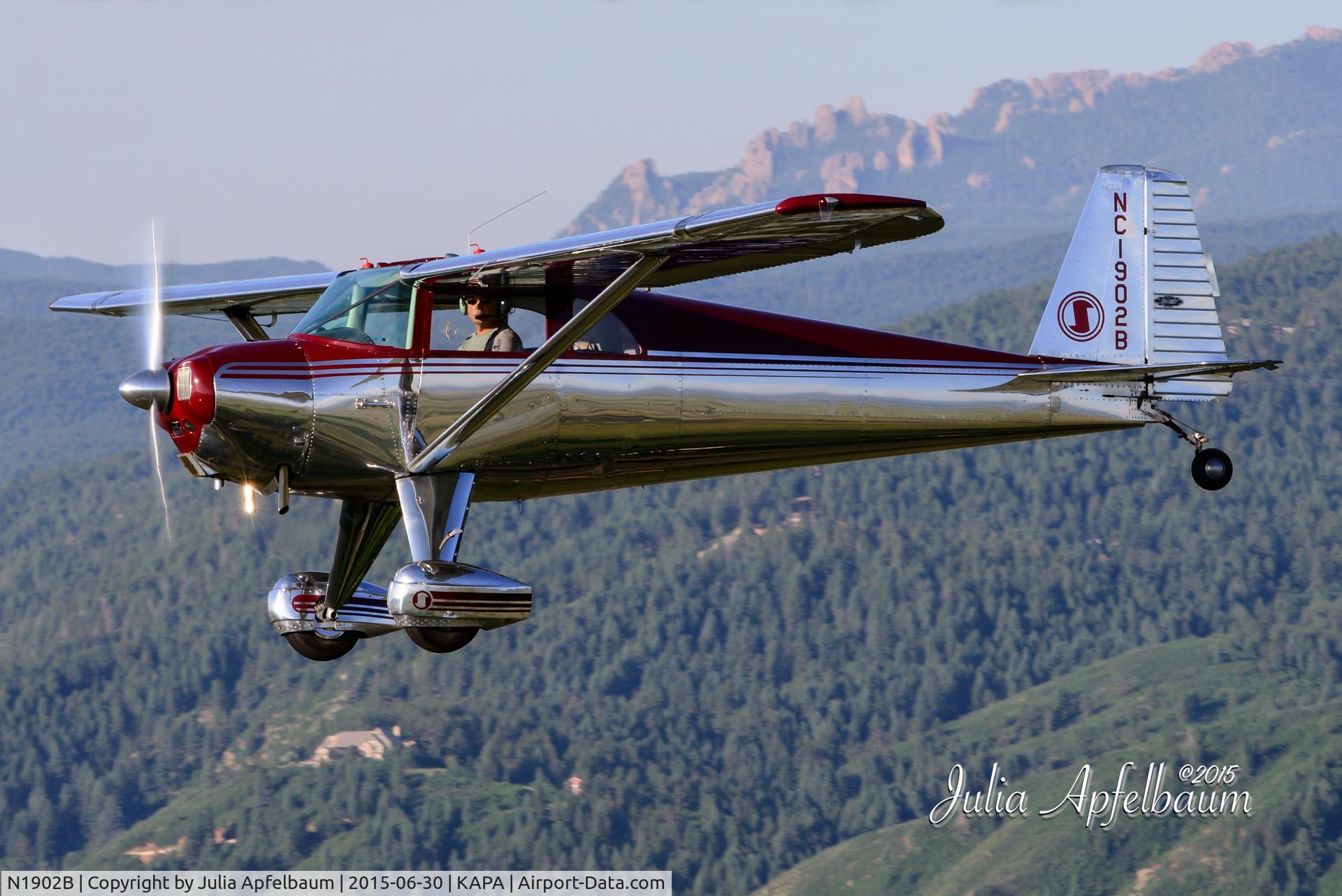 N1902B, 1948 Luscombe 8F Silvaire C/N 6329, Colorado foothills