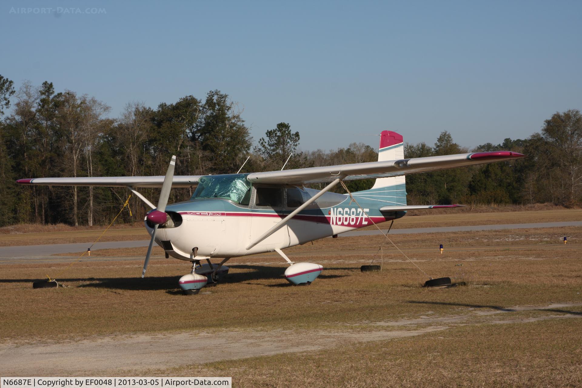 N6687E, 1959 Cessna 175 Skylark C/N 56187, cant remember where I took this can someone tell me, I know I was in Florida