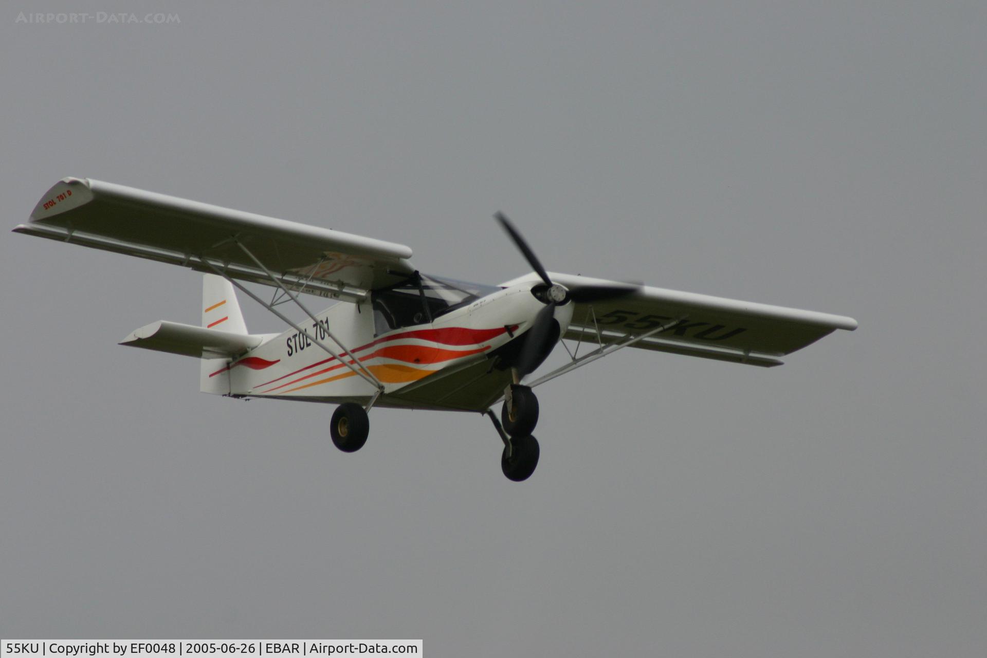55KU, Zenith STOL CH-701 C/N Not found 55KU, Flying at Arlon microlight field on Luxembourg border