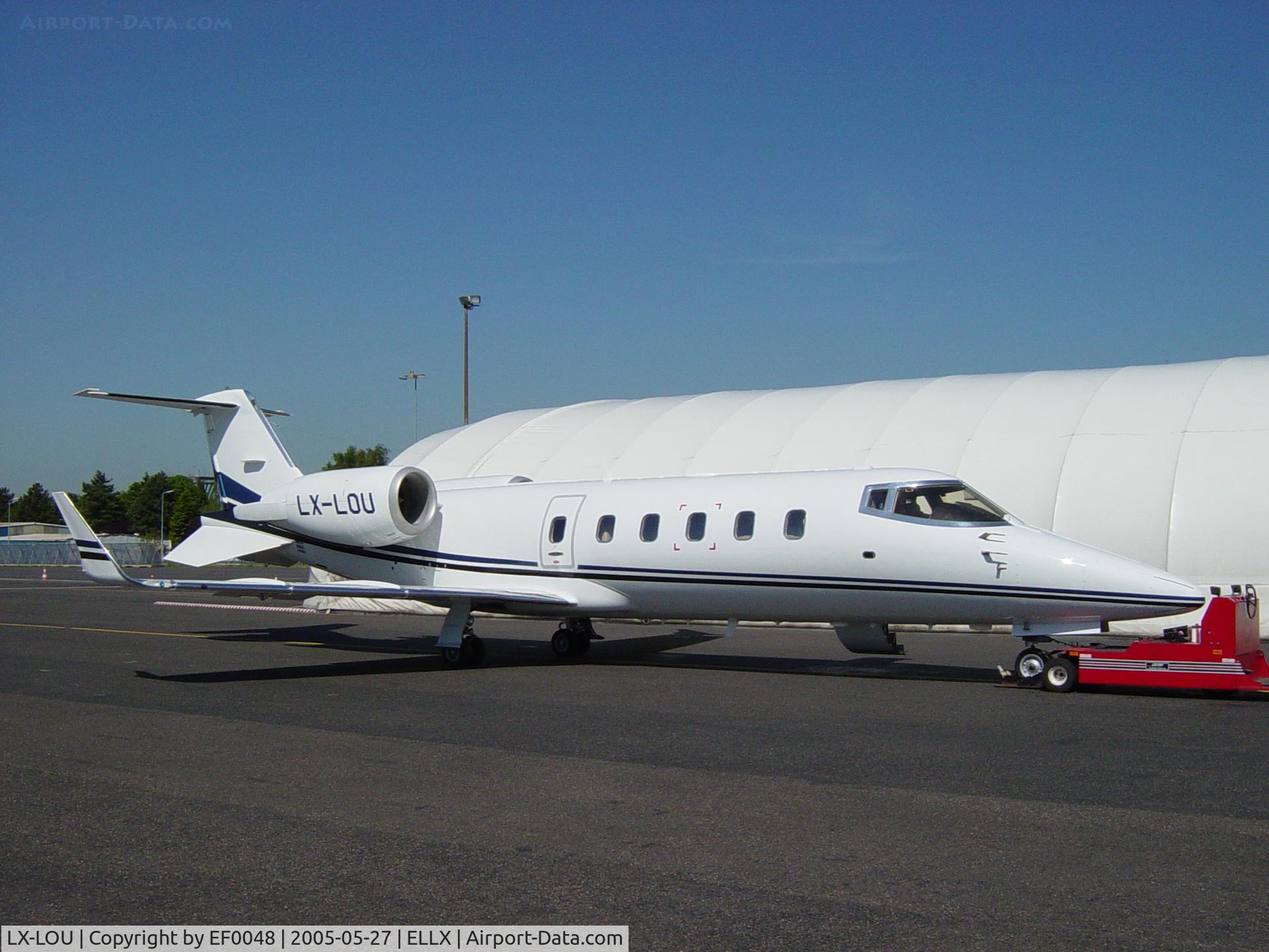 LX-LOU, Learjet 60 C/N 60-277, brand new here