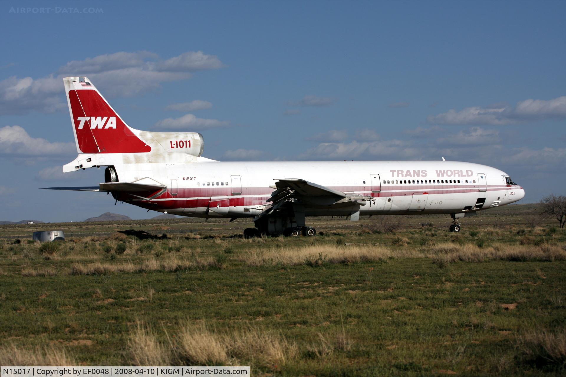 N15017, Lockheed L-1011-385-1 TriStar 1 C/N 193B-1063, scraped Kingman AZ