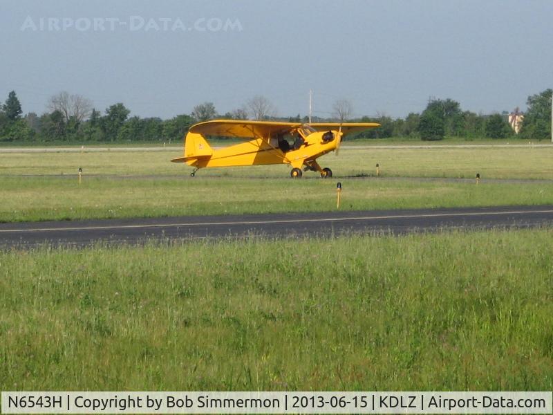 N6543H, 1946 Piper J3C-65 Cub C/N 19735, EAA Fly-in at Delaware, Ohio