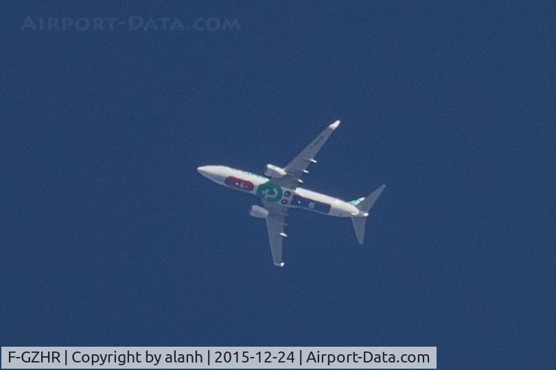 F-GZHR, 2015 Boeing 737-8K2 C/N 43913, Overhead Stroud, UK, en route Paris - Dublin