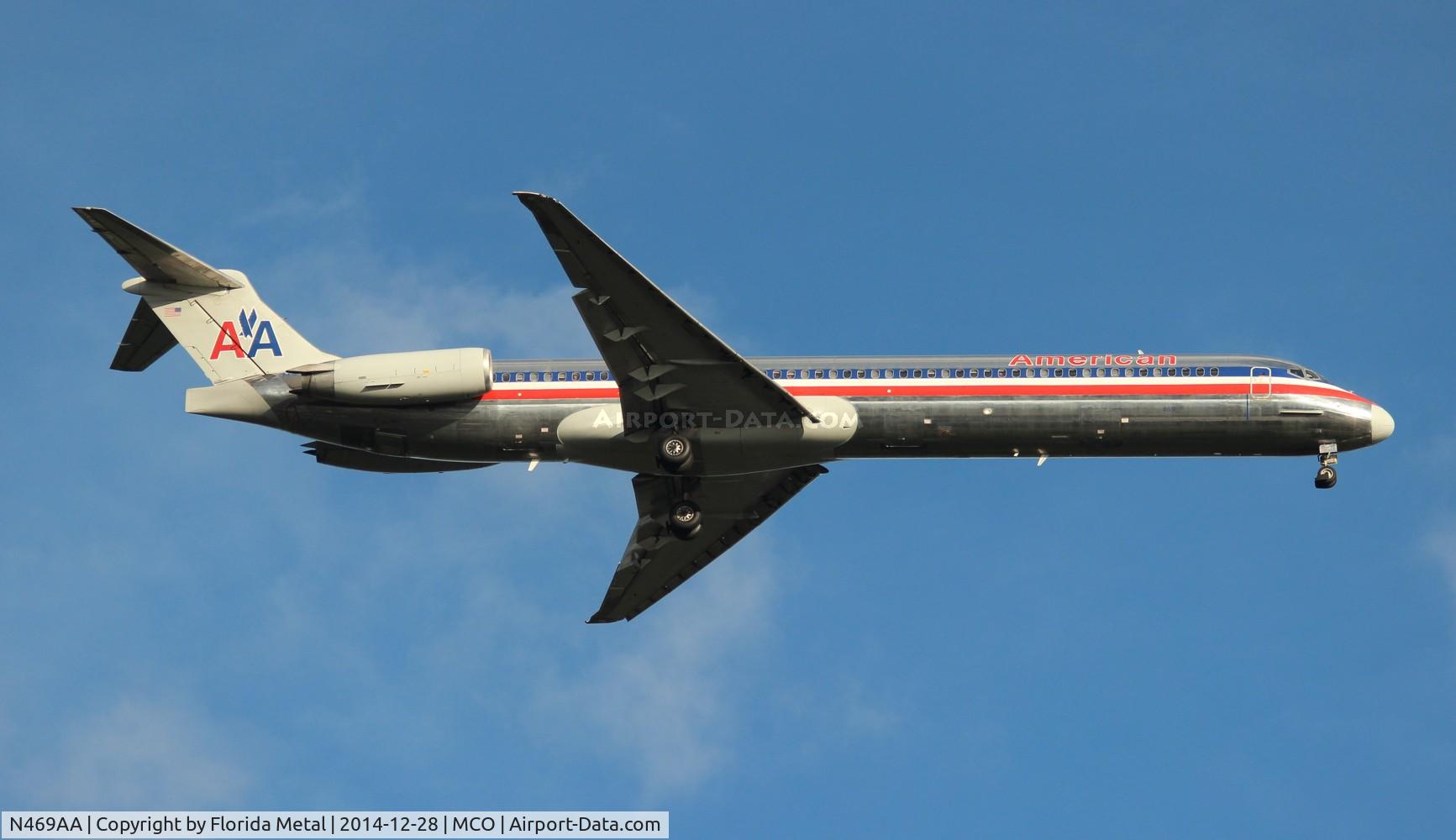 N469AA, 1988 McDonnell Douglas MD-82 (DC-9-82) C/N 49599, American