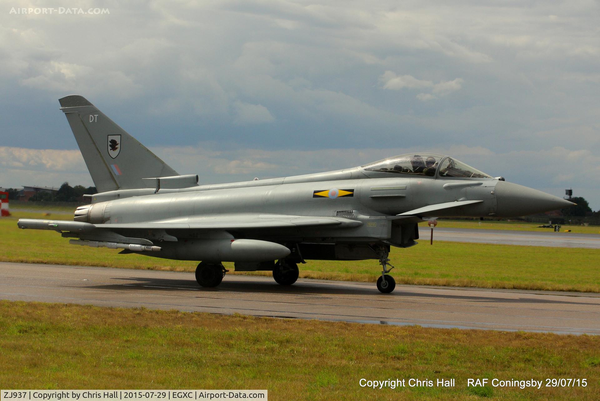 ZJ937, 2007 Eurofighter EF-2000 Typhoon FGR.4 C/N 0121/BS028, RAF 11 Sqn