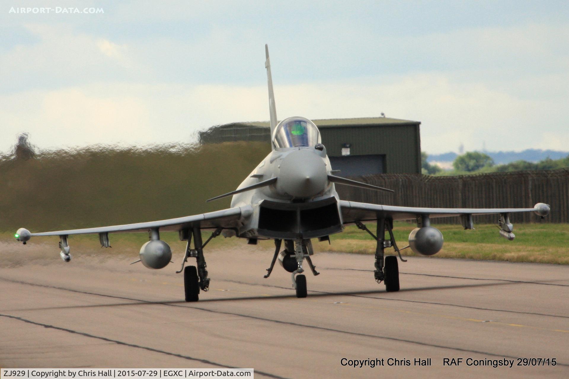 ZJ929, 2006 Eurofighter EF-2000 Typhoon FGR4 C/N 0096/BS020, RAF 11(F) Sqn