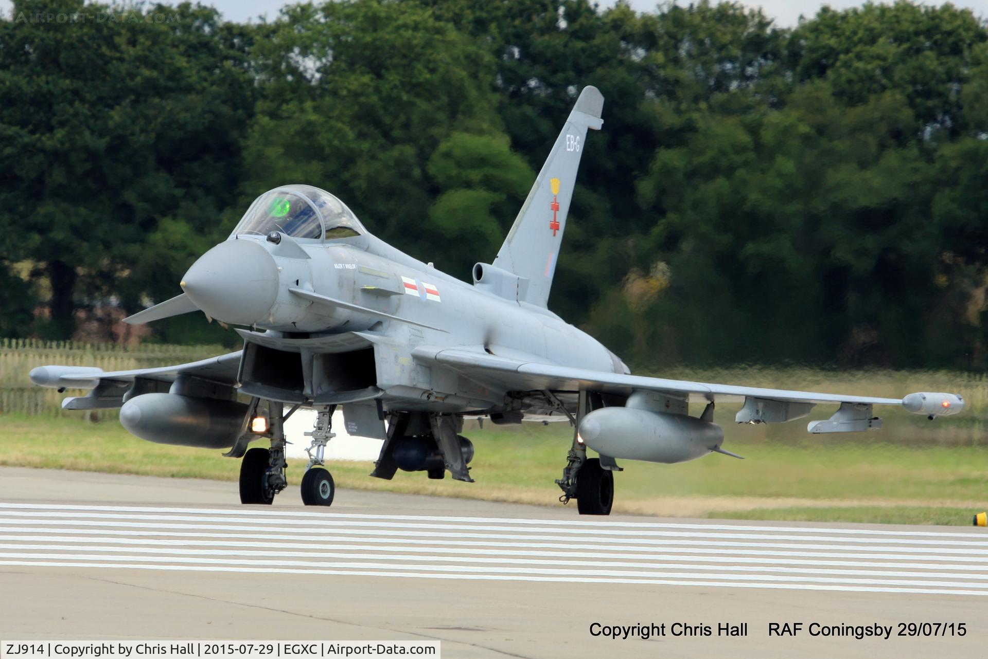 ZJ914, 2005 Eurofighter EF-2000 Typhoon FGR4 C/N 0051/BS005, RAF 11(F)Sqn