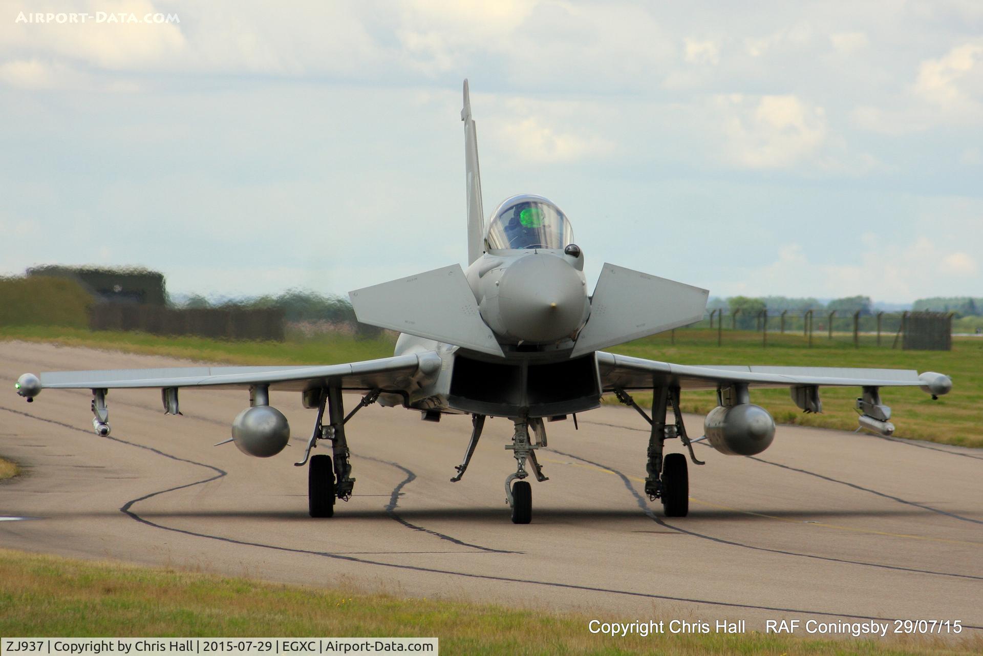 ZJ937, 2007 Eurofighter EF-2000 Typhoon FGR.4 C/N 0121/BS028, RAF 11 Sqn