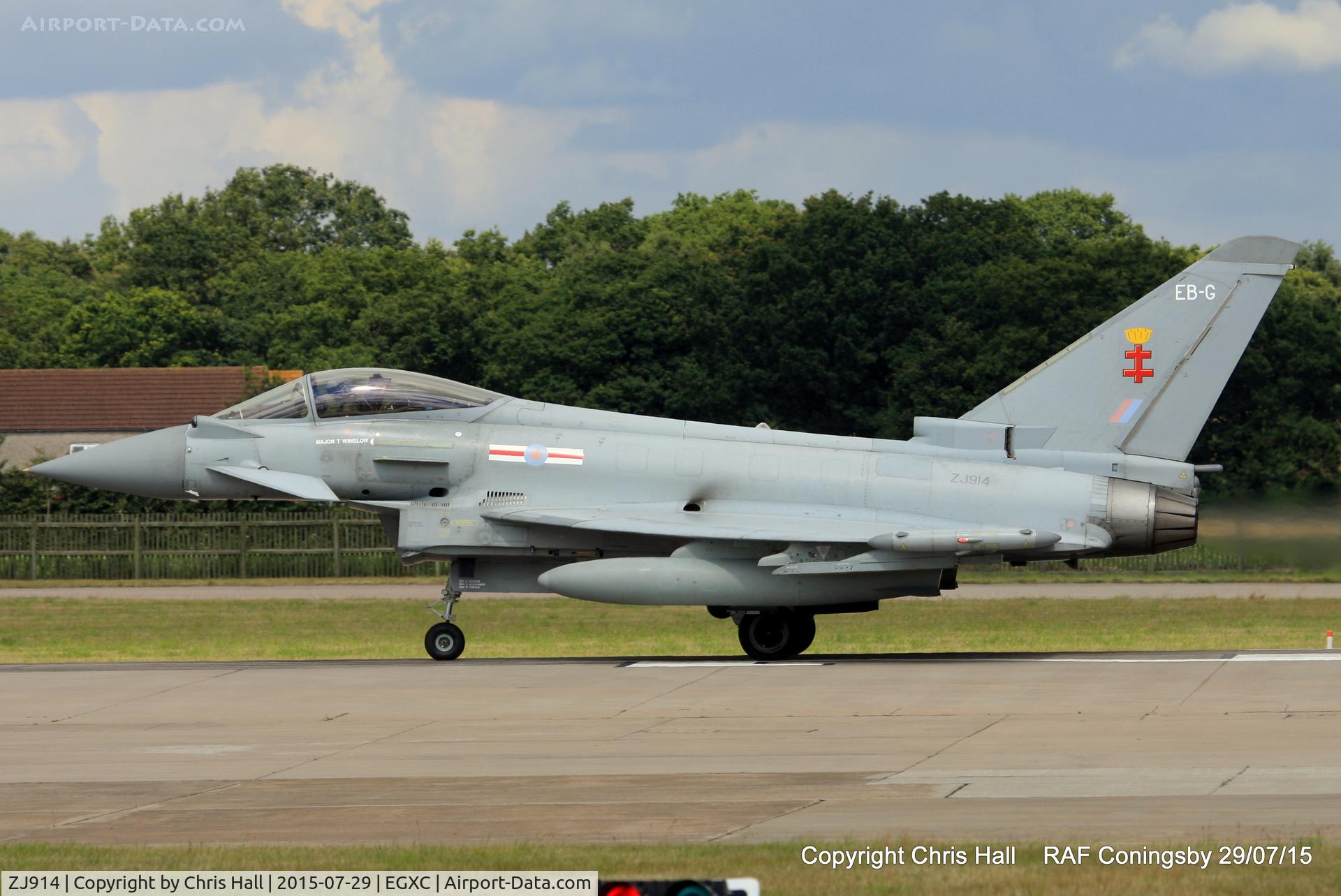 ZJ914, 2005 Eurofighter EF-2000 Typhoon FGR4 C/N 0051/BS005, RAF 11(F)Sqn