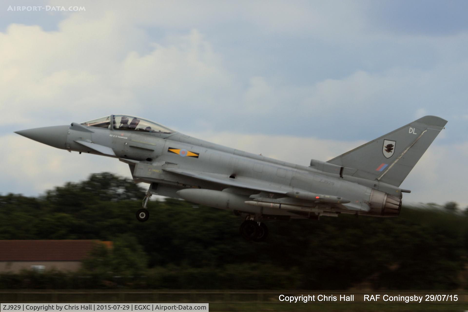 ZJ929, 2006 Eurofighter EF-2000 Typhoon FGR4 C/N 0096/BS020, RAF 11(F) Sqn