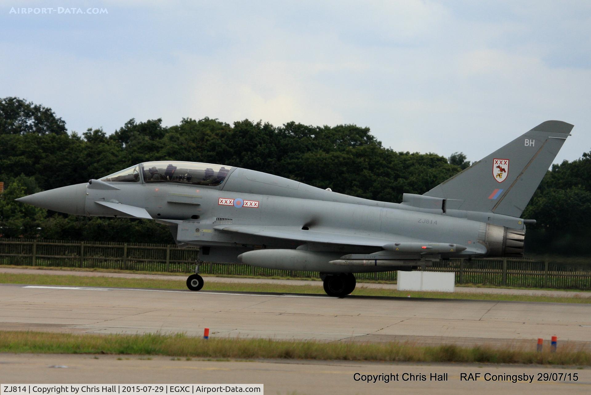ZJ814, Eurofighter EF-2000 Typhoon T3 C/N 0113/BT015, RAF 29(R)Sqn