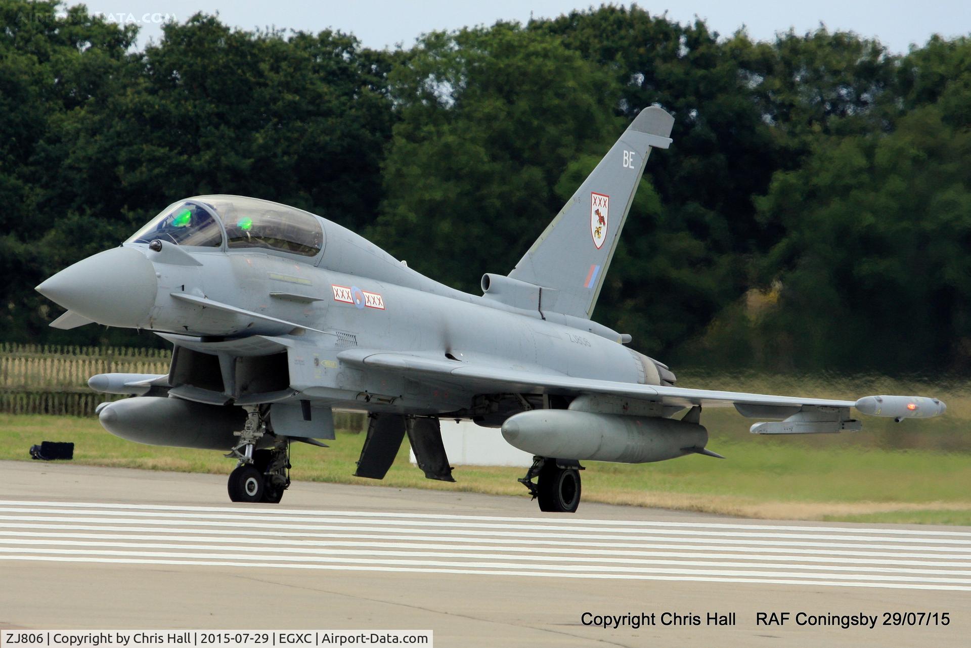ZJ806, Eurofighter EF-2000 Typhoon T1 C/N 0023/BT007, RAF 29(R) Sqn