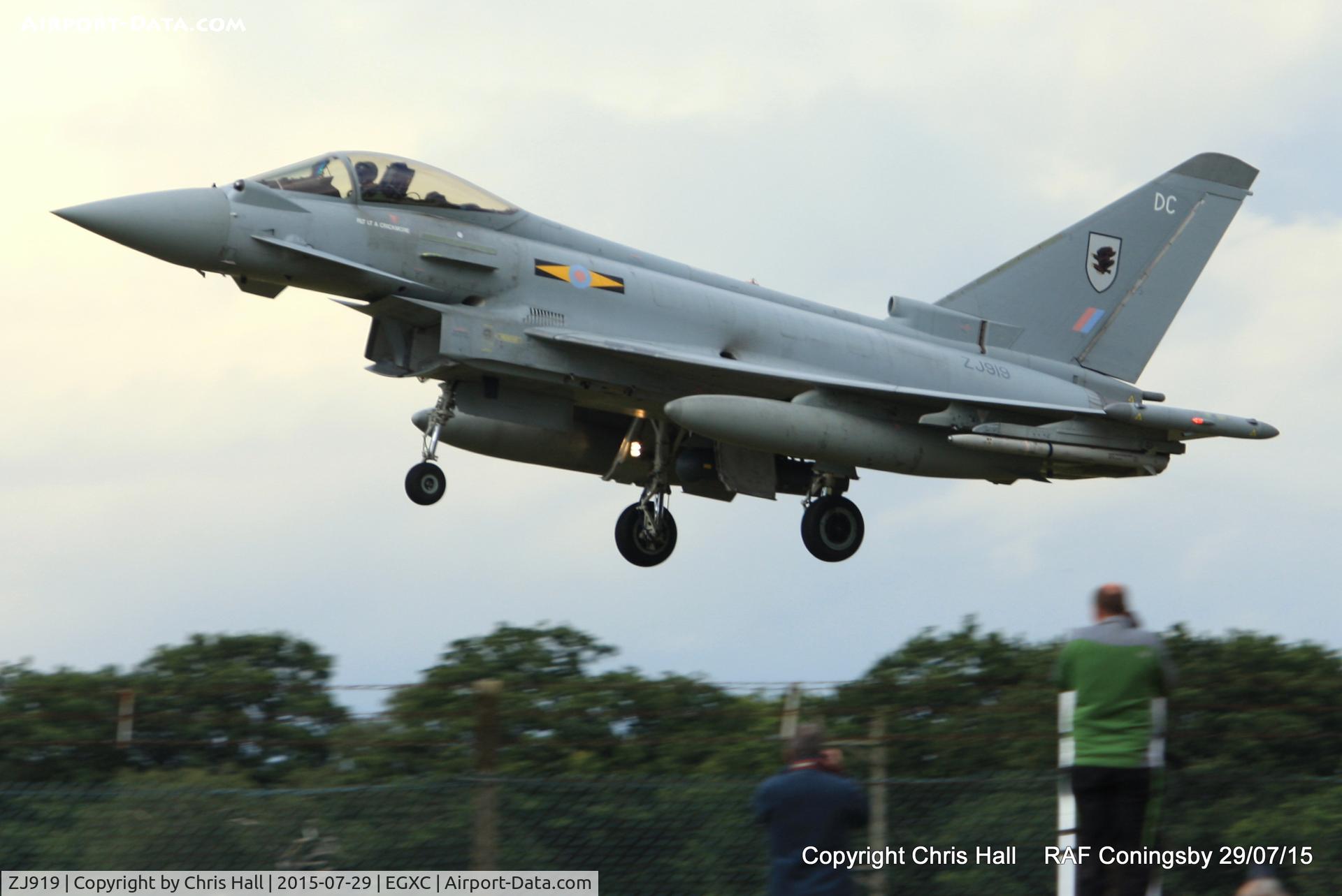 ZJ919, 2006 Eurofighter EF-2000 Typhoon FGR4 C/N 0064/BS010, RAF 11(F) Sqn