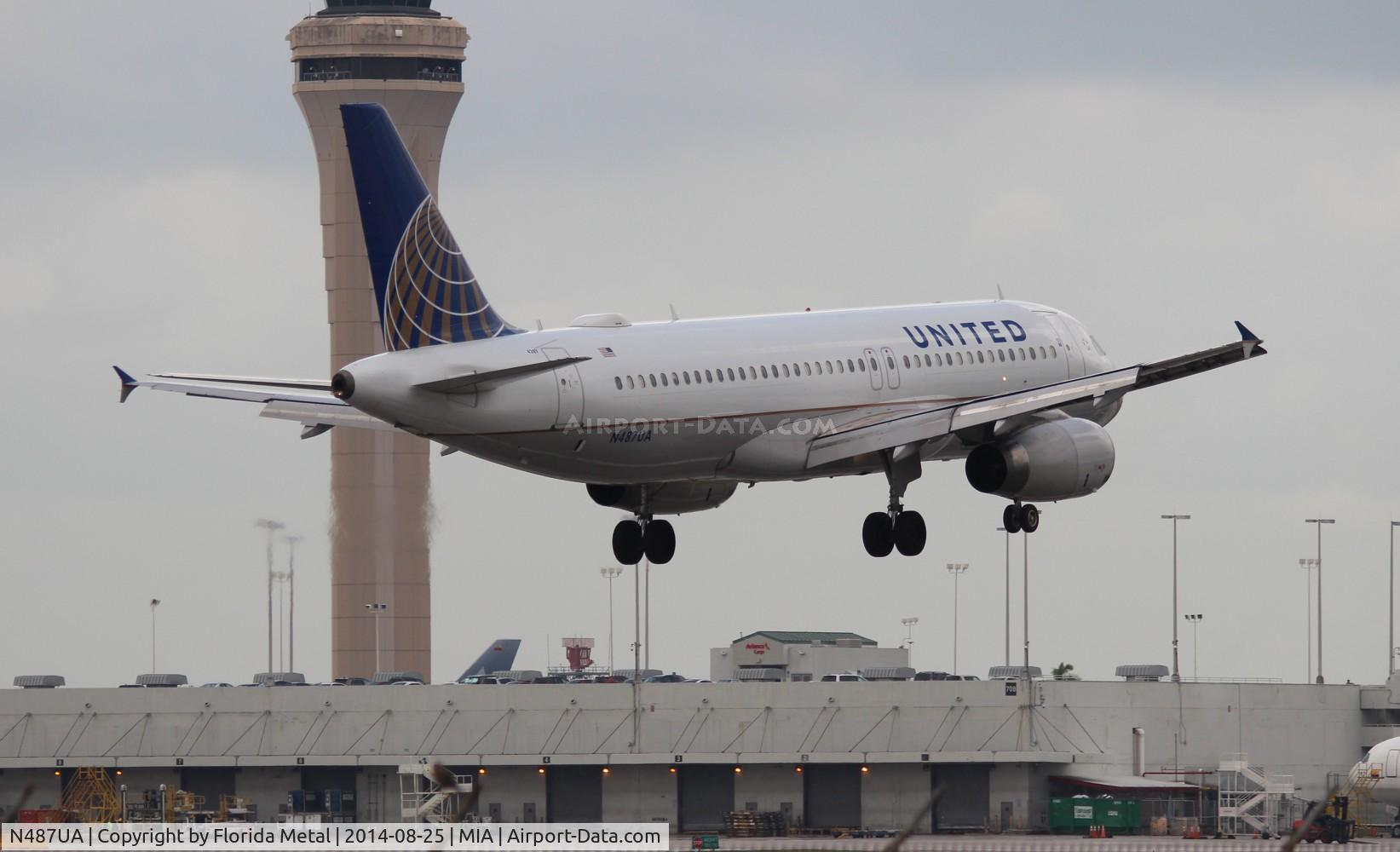 N487UA, 2002 Airbus A320-232 C/N 1669, United