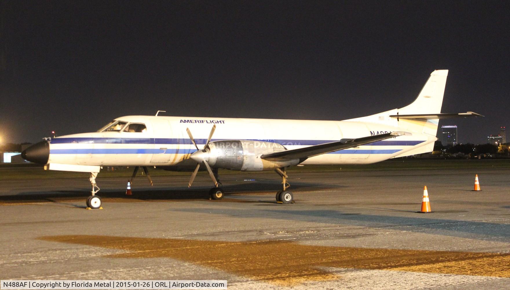 N488AF, 1981 Fairchild Swearingen SA-227AC Metro III C/N AC-488, Ameriflight