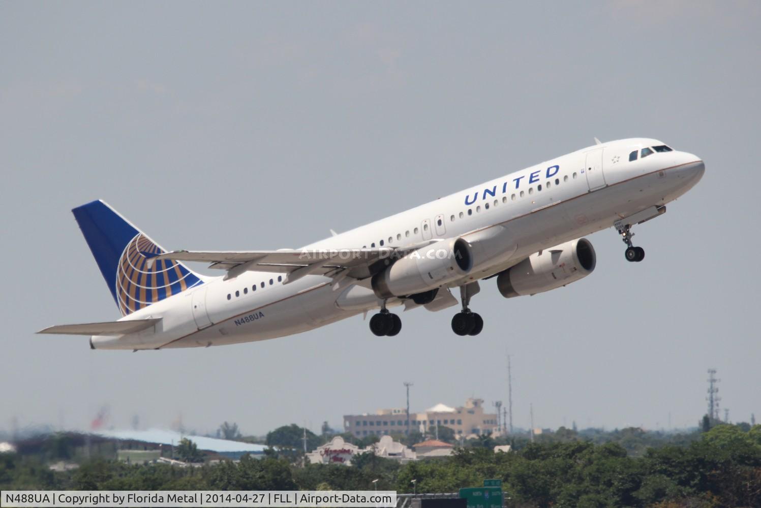 N488UA, 2001 Airbus A320-232 C/N 1680, United