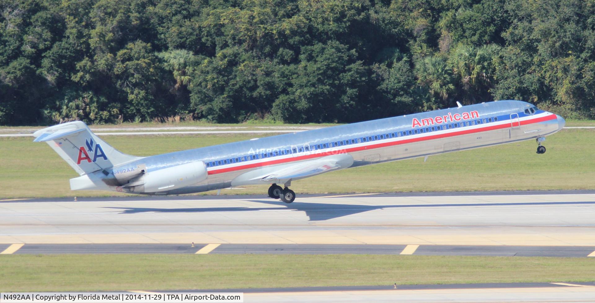 N492AA, 1989 McDonnell Douglas MD-82 (DC-9-82) C/N 49730, American