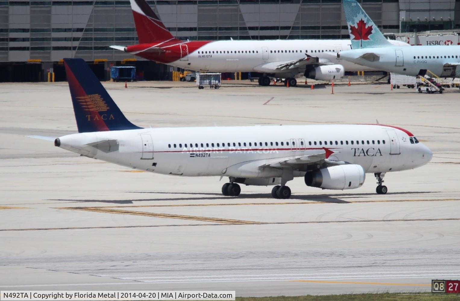 N492TA, 2005 Airbus A320-233 C/N 2434, Taca A320