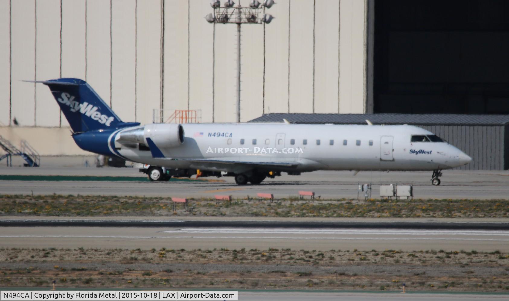 N494CA, 2003 Bombardier CRJ-200ER (CL-600-2B19) C/N 7765, Skywest