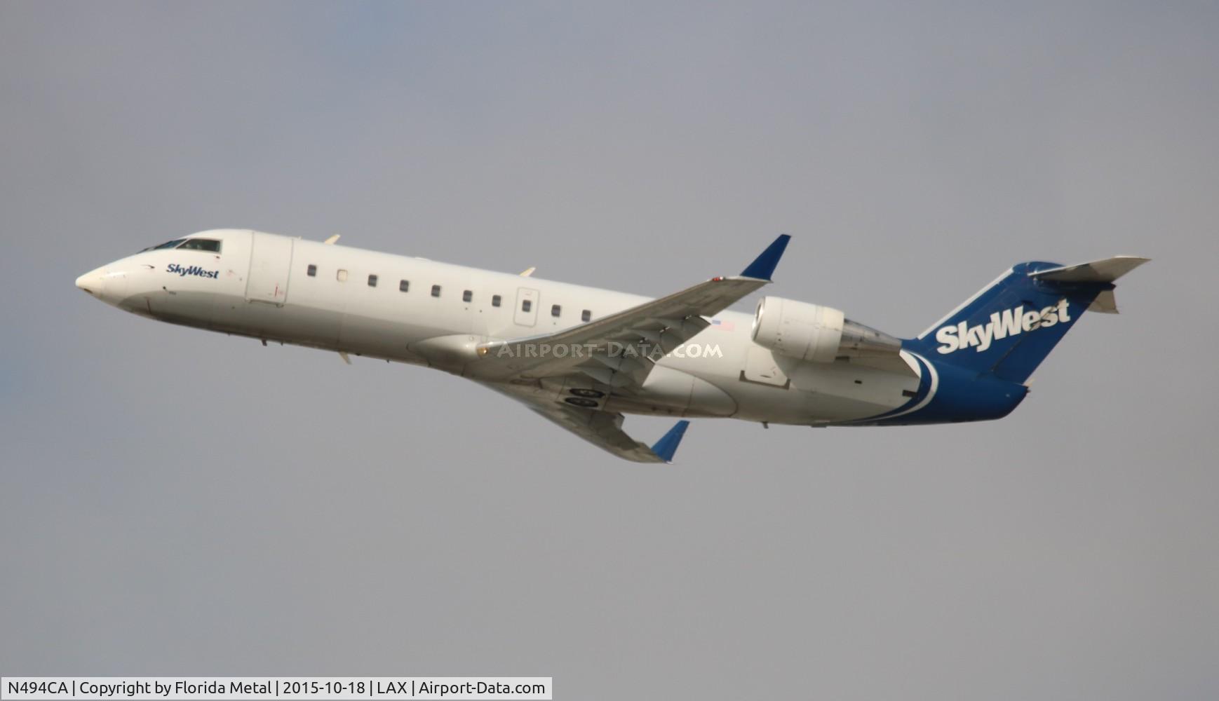 N494CA, 2003 Bombardier CRJ-200ER (CL-600-2B19) C/N 7765, Skywest