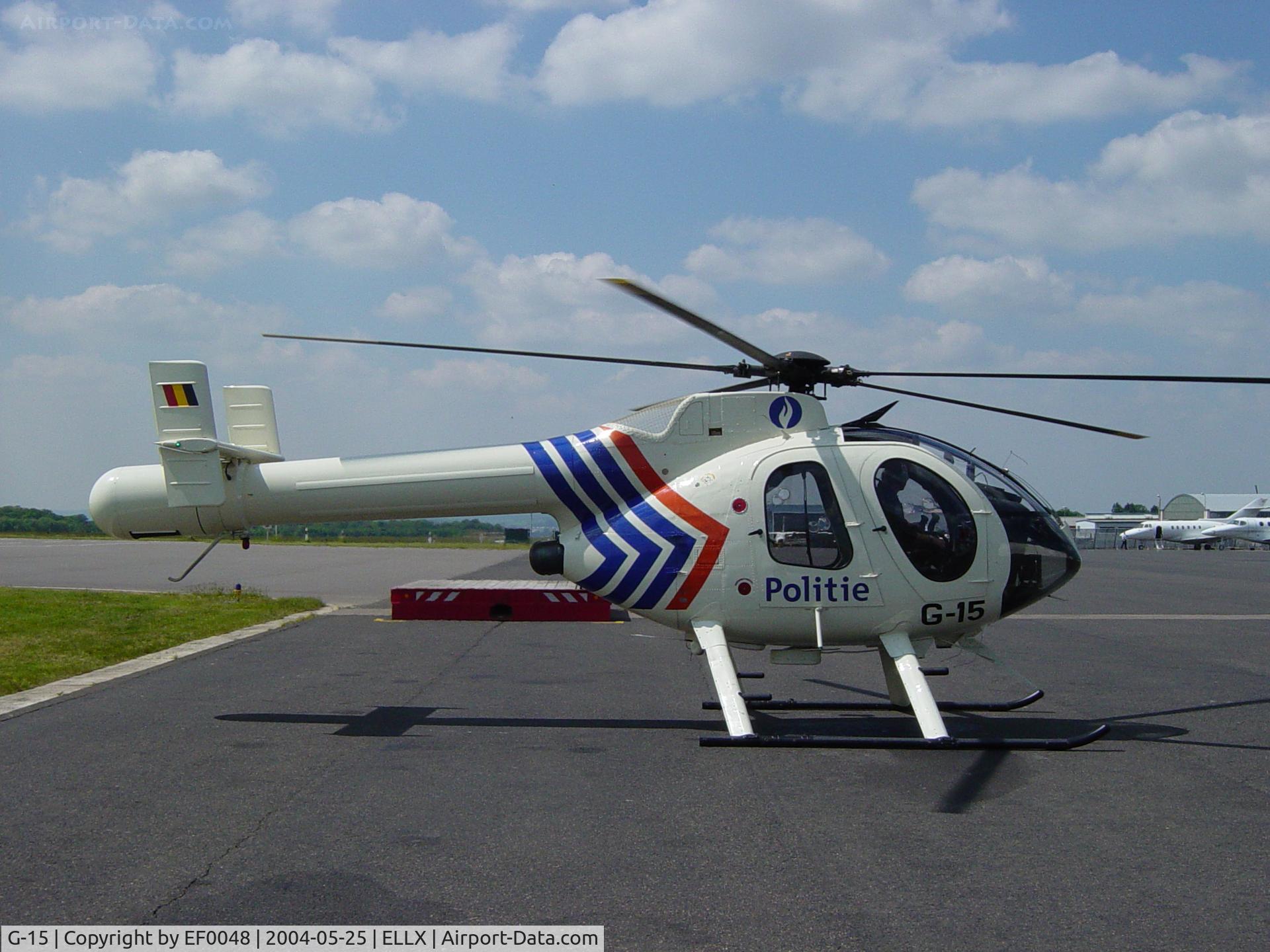 G-15, 2000 McDonnell Douglas MD-520N C/N 0087, Belg Police