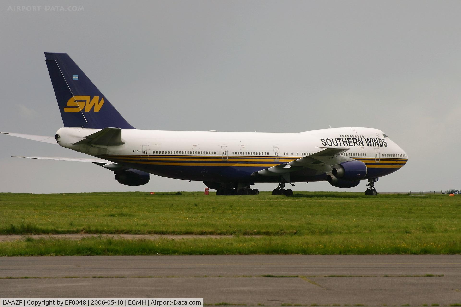 LV-AZF, 1983 Boeing 747-267B C/N 23048, w.f.u