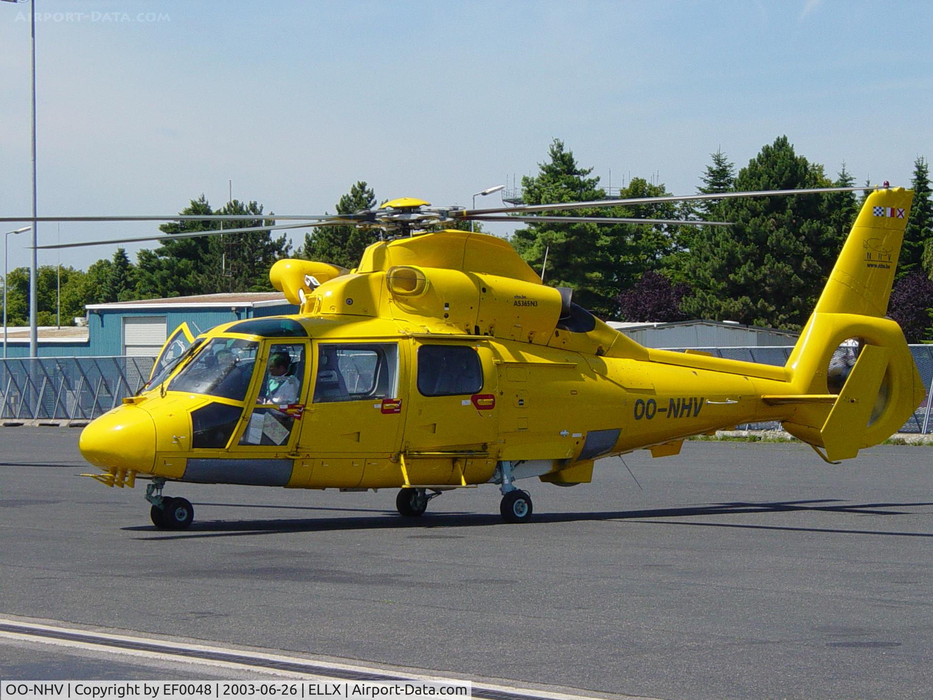 OO-NHV, 1997 Eurocopter AS-365N-3 Dauphin 2 C/N 6510, Noordzee Helikopters Vlaanderen