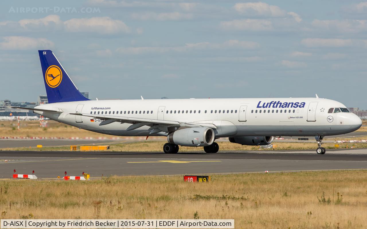 D-AISX, 2009 Airbus A321-231 C/N 4073, departure via RW18W
