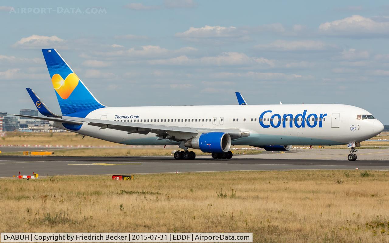D-ABUH, 1994 Boeing 767-330/ER C/N 26986, departure via RW18W