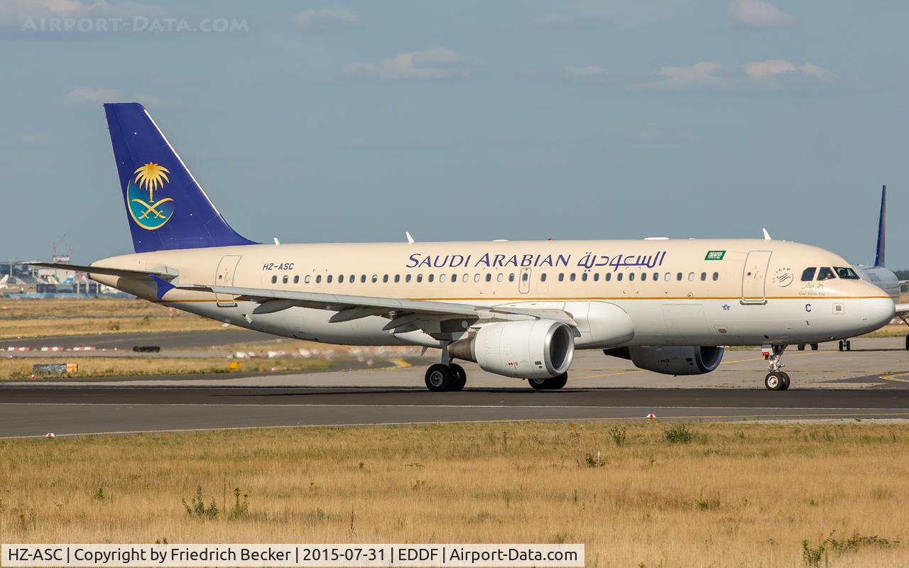 HZ-ASC, 2010 Airbus A320-214 C/N 4337, departure via RW18W