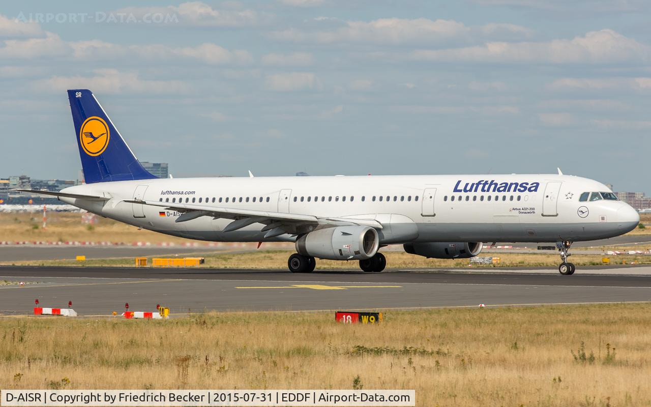 D-AISR, 2009 Airbus A321-231 C/N 3987, departure via RW18W