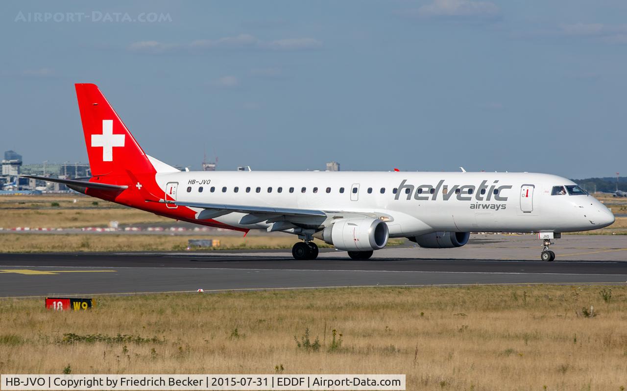 HB-JVO, 2009 Embraer 190LR (ERJ-190-100LR) C/N 19000294, departure via RW18W