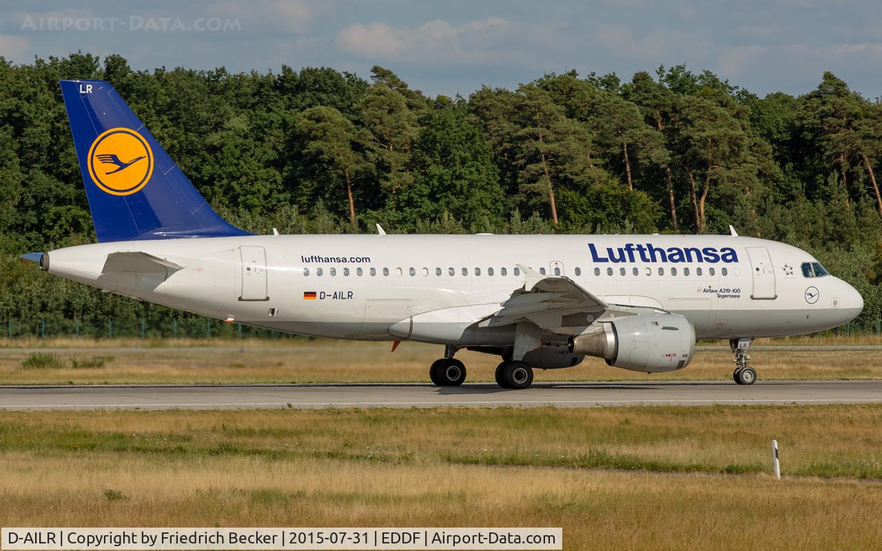 D-AILR, 1997 Airbus A319-114 C/N 723, departure via RW18W