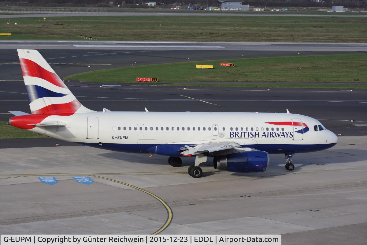 G-EUPM, 2000 Airbus A319-131 C/N 1258, Taxiing