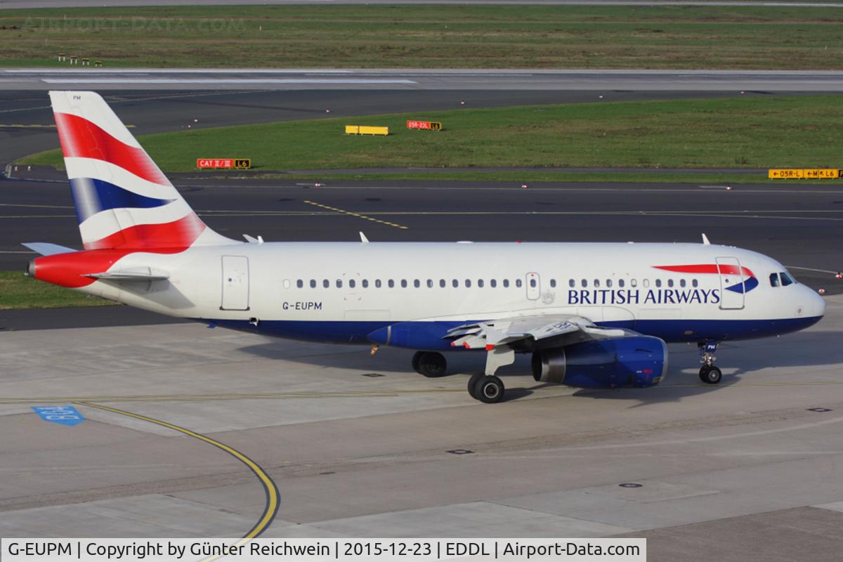 G-EUPM, 2000 Airbus A319-131 C/N 1258, Departing