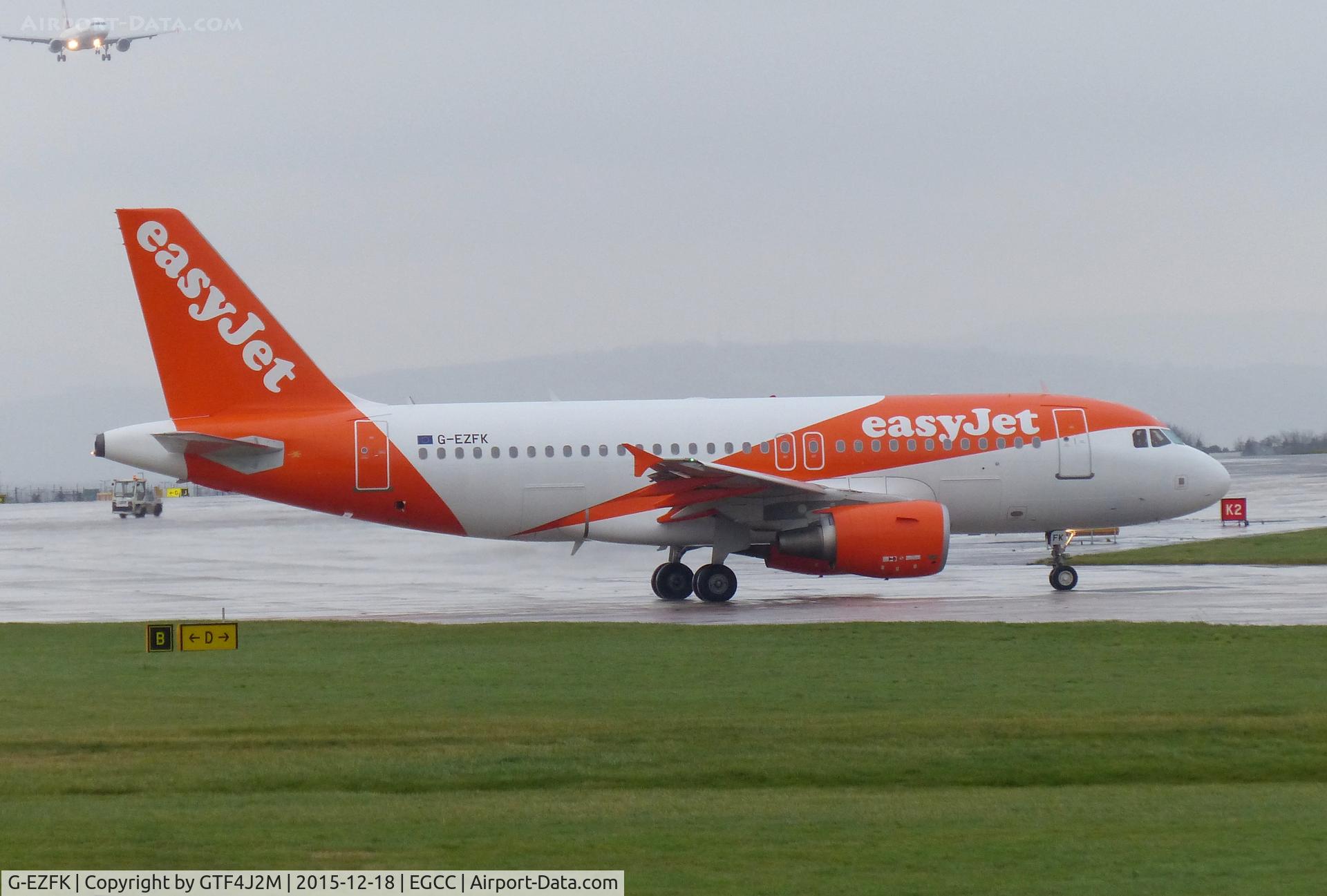 G-EZFK, 2009 Airbus A319-111 C/N 4048, G-EZFK  Manchester 18.12.15 in new scheme