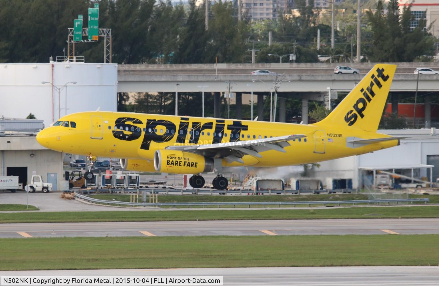 N502NK, 2005 Airbus A319-132 C/N 2433, Spirit