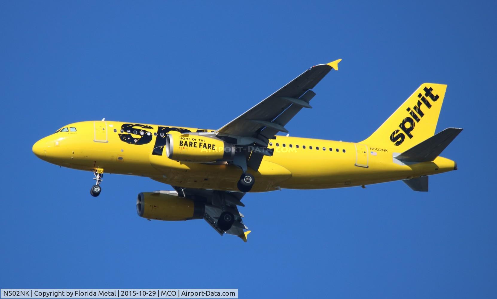 N502NK, 2005 Airbus A319-132 C/N 2433, Spirit