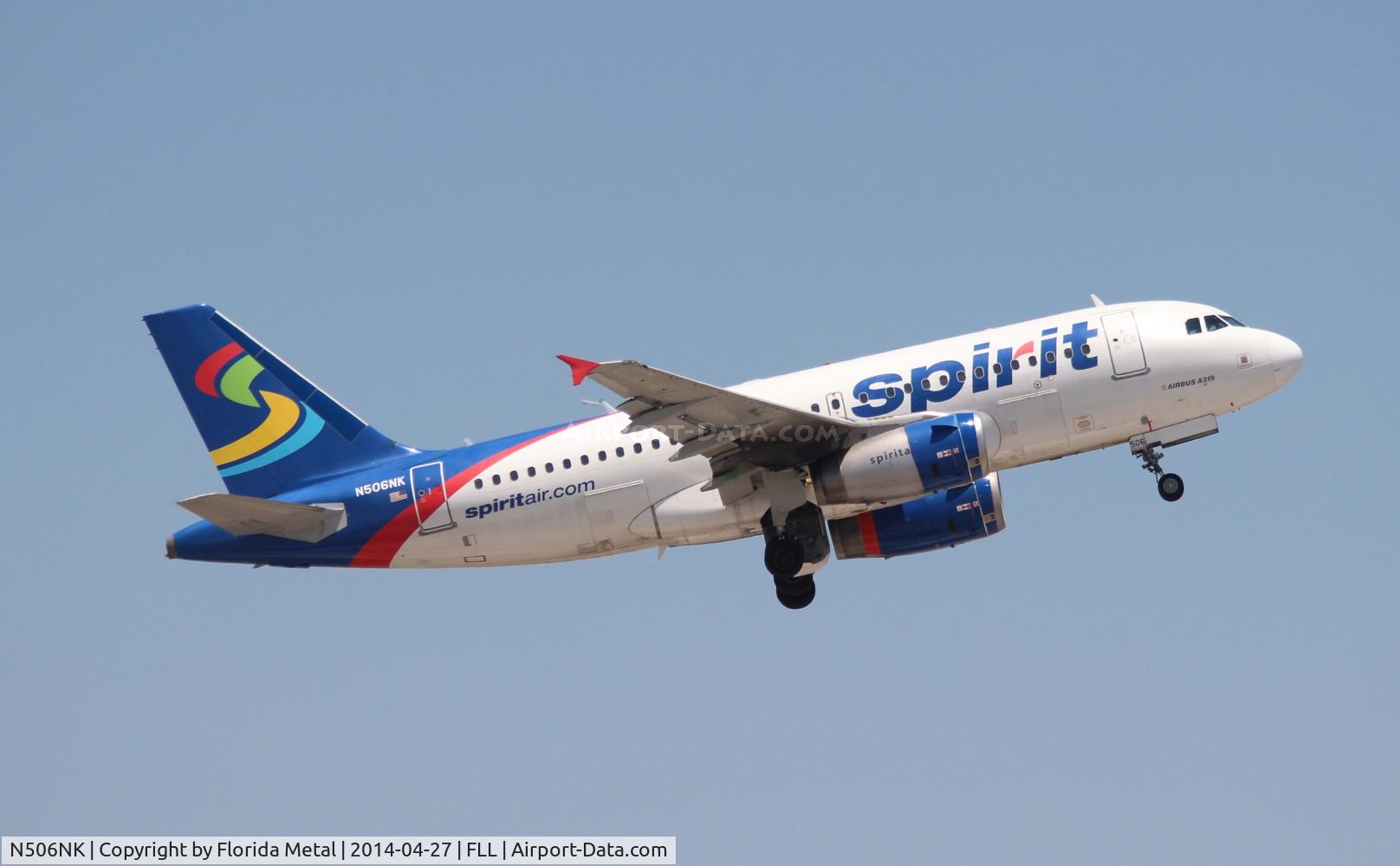 N506NK, 2005 Airbus A319-132 C/N 2490, Spirit