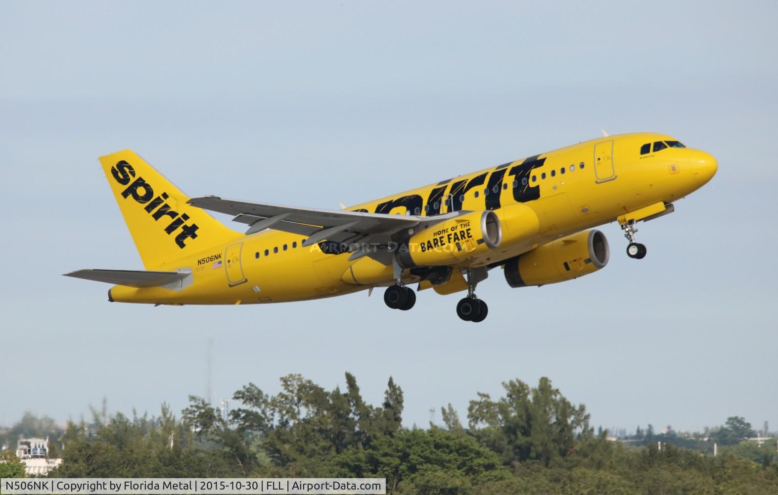 N506NK, 2005 Airbus A319-132 C/N 2490, Spirit