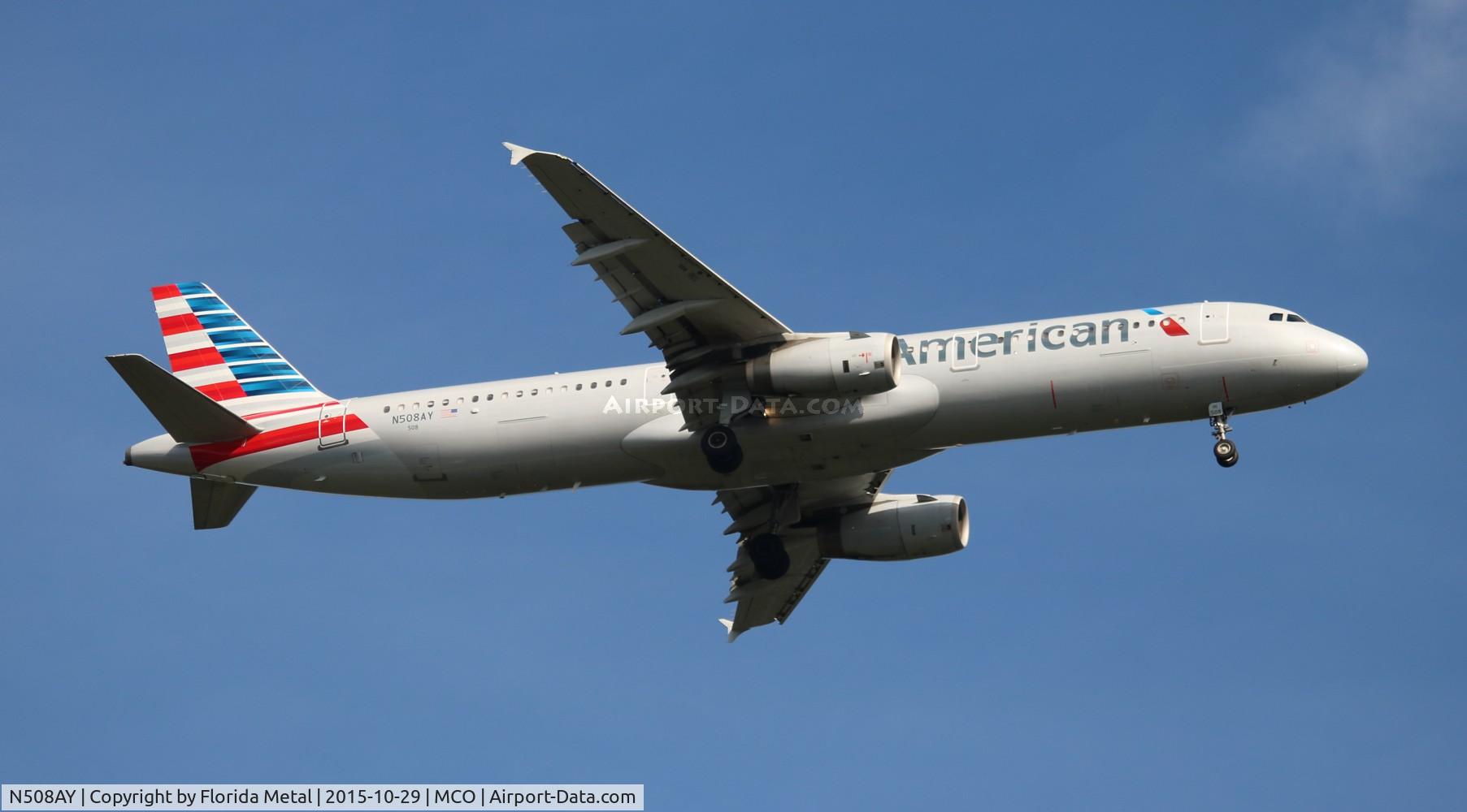 N508AY, 2008 Airbus A321-231 C/N 3740, American