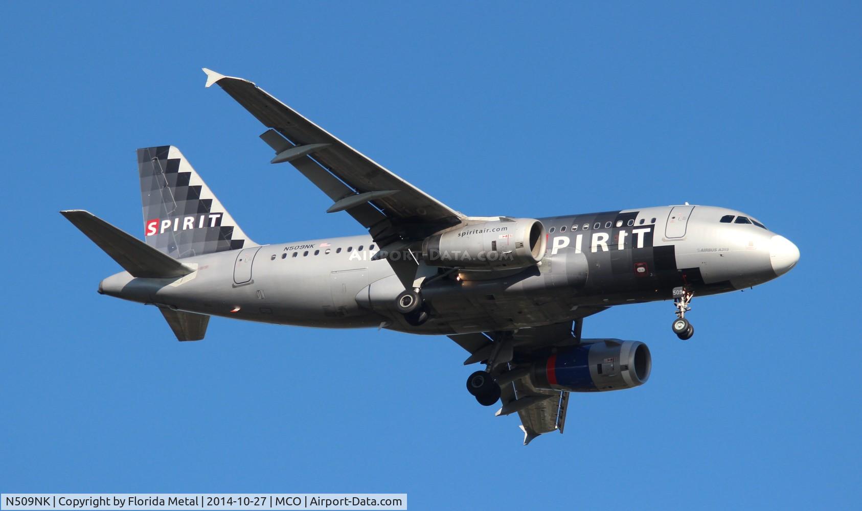 N509NK, 2005 Airbus A319-132 C/N 2603, Spirit