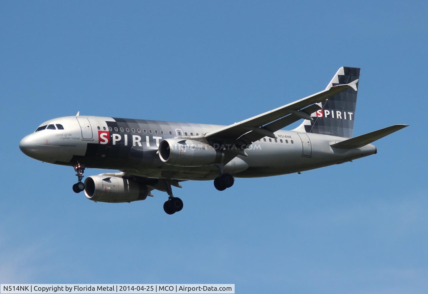 N514NK, 2006 Airbus A319-132 C/N 2679, Spirit