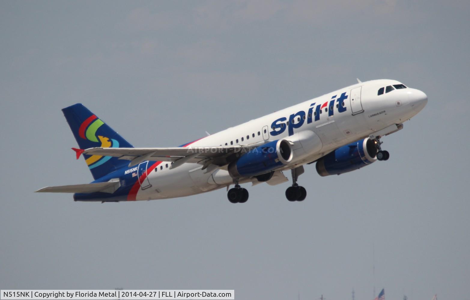 N515NK, 2006 Airbus A319-132 C/N 2698, Spirit