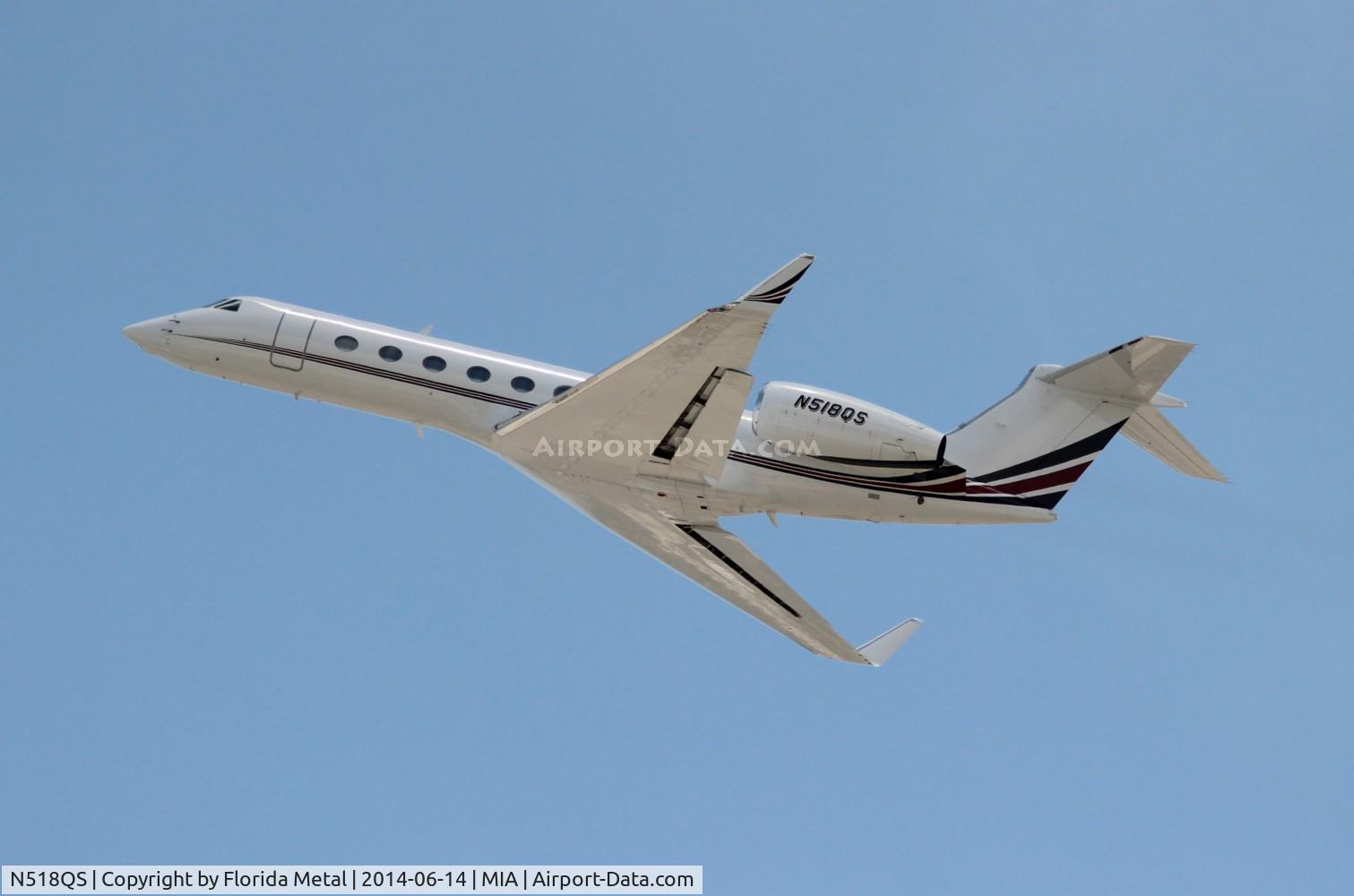 N518QS, 2005 Gulfstream Aerospace GV-SP (G550) C/N 5075, Net Jets